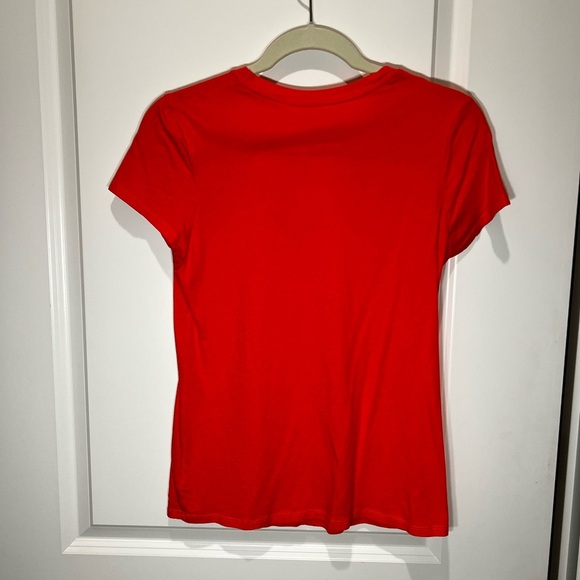 American Eagle Orange Short Sleeve T-shirt Size Small - Picture 4 of 8